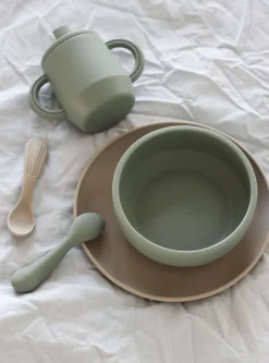 Baby Lepel Greige/Blue Clay