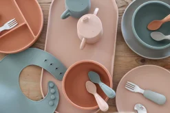 Baby Lepel Greige/Blue Clay