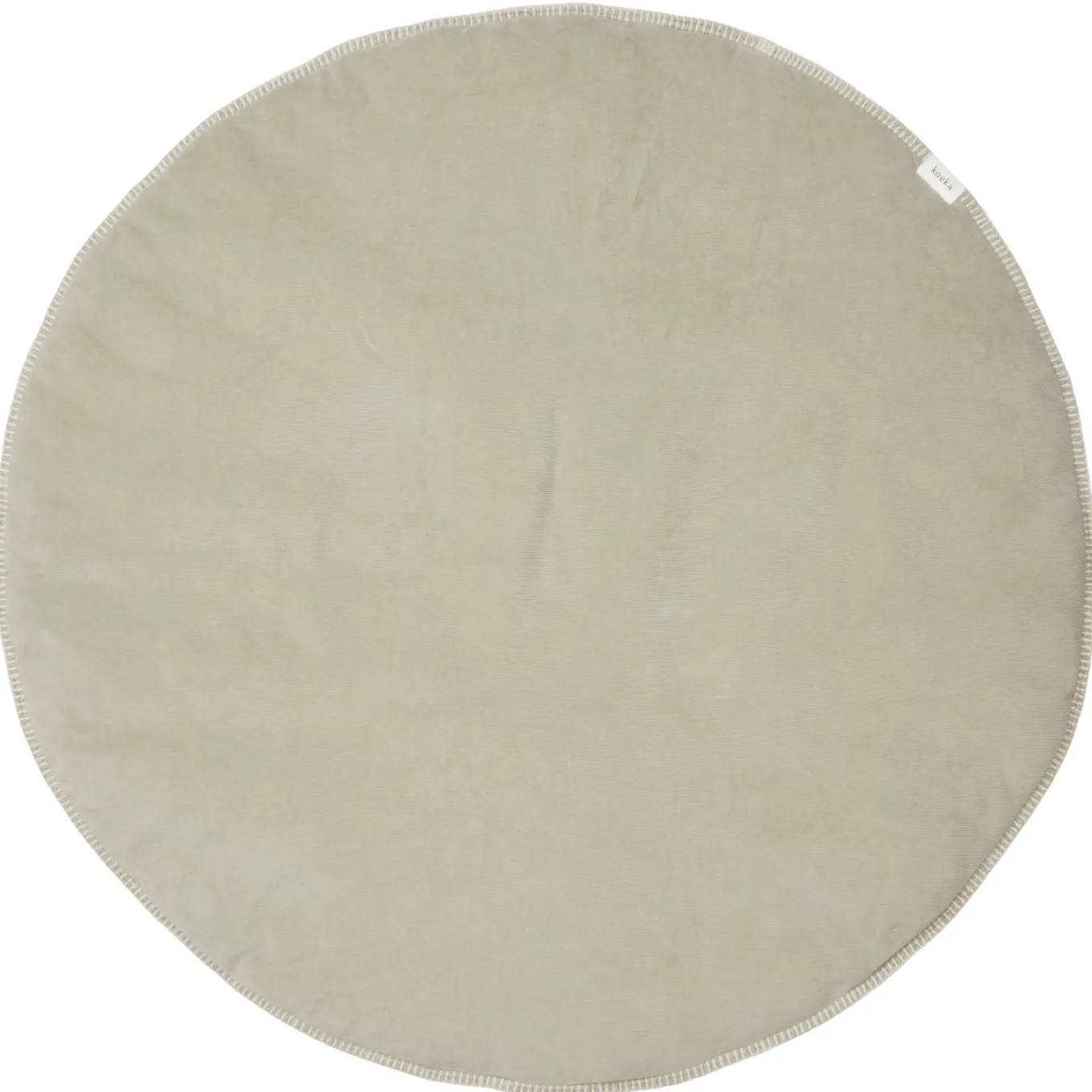 Boxkleed Rond Oddi Sage/Warm White