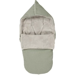 Buggy Voetenzak Wafel/Teddy Oslo Shadow Green/Misty Grey