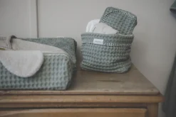 Hoes Voor Babydoekjes Wafel Antwerp Shadow Green