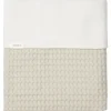 Ledikantdeken Cotton Fleece Wafel Amsterdam Sage