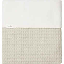 Ledikantdeken Cotton Fleece Wafel Amsterdam Sage