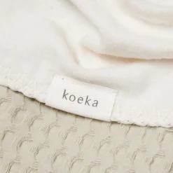 Ledikantdeken Cotton Fleece Wafel Amsterdam Sage