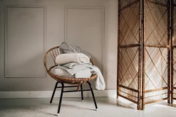 Ledikantdeken Cotton Fleece Wafel Amsterdam Sage