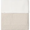 Ledikantdeken Cotton Fleece Wafel Amsterdam Sand
