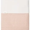 Ledikantdeken Cotton Fleece Wafel Amsterdam Rosa Salt