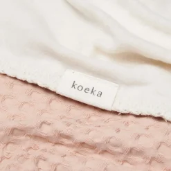 Ledikantdeken Cotton Fleece Wafel Amsterdam Rosa Salt