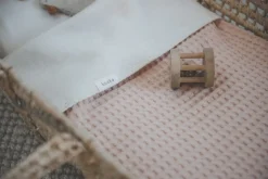 Ledikantdeken Cotton Fleece Wafel Amsterdam Rosa Salt