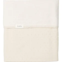 Ledikantdeken Cotton Fleece Napa Warm White