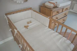 Ledikantdeken Cotton Fleece Napa Warm White