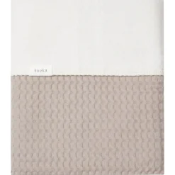 Ledikantdeken Cotton Fleece Wafel Amsterdam Clay