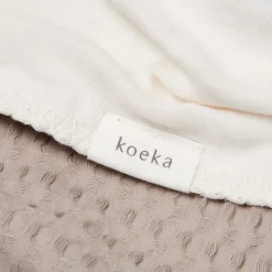 Ledikantdeken Cotton Fleece Wafel Amsterdam Clay