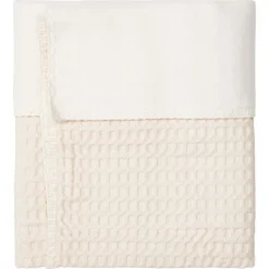 Ledikantdeken Cotton Fleece Wafel Amsterdam Natural