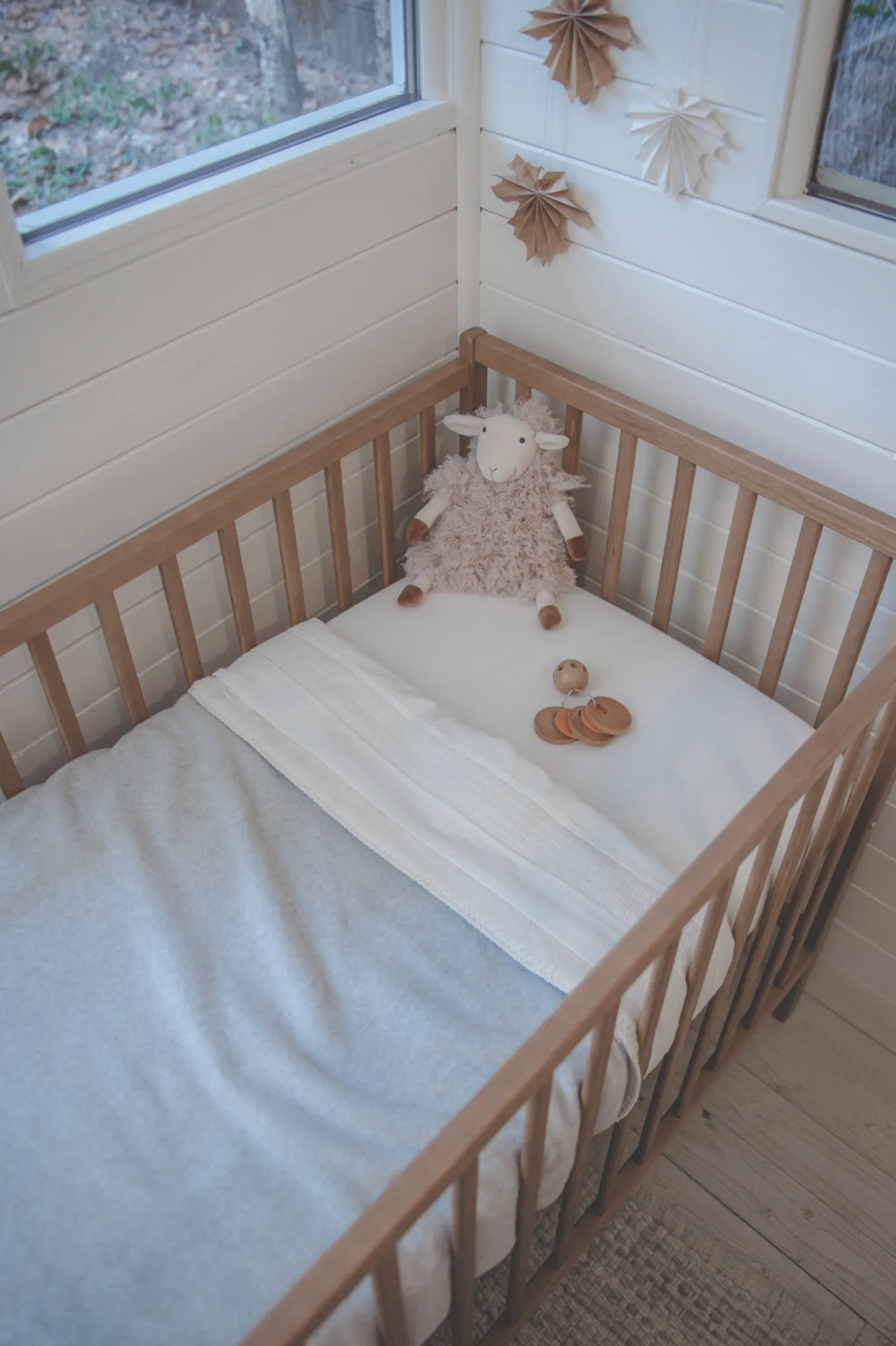 Ledikantdeken Teddy Denver Soft Grey