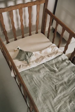 Ledikantdeken Teddy Faro Sage