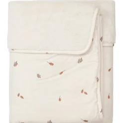 Ledikantdeken Teddy Reversible Forest Treasures Warm White