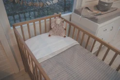Ledikantdeken Wafel/Teddy Oslo Clay/Pebble