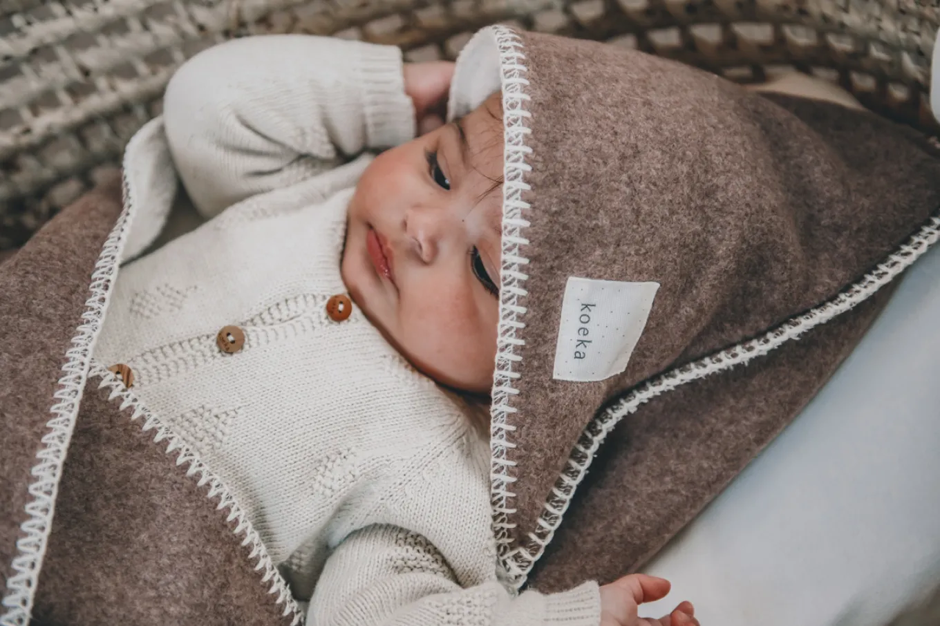 Omslagdoek Teddy Denver Soft Wood