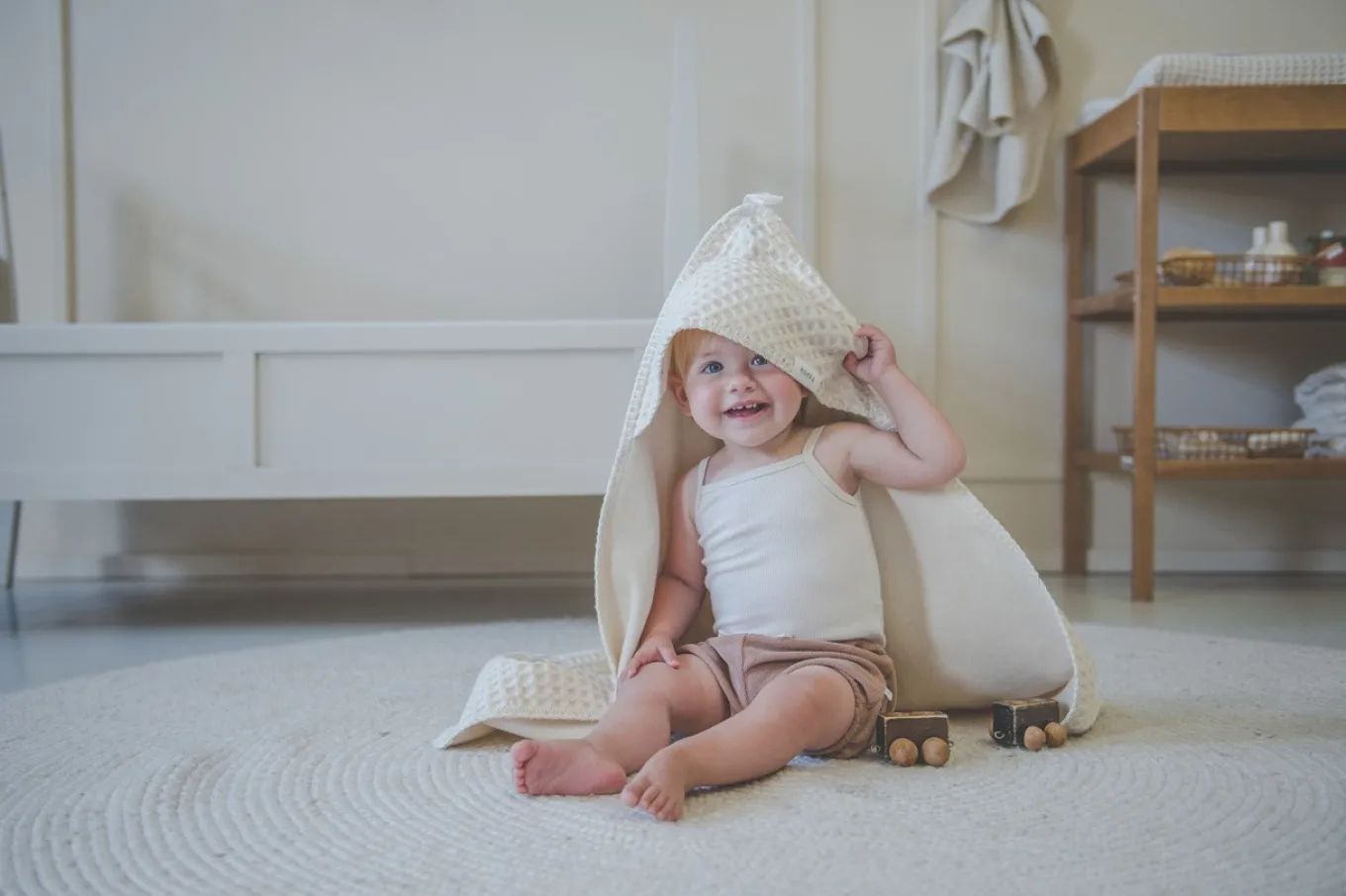 Omslagdoek Wafel Antwerp Natural