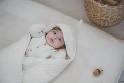 Omslagdoek Wafel/Teddy Oslo Natural