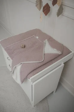 Omslagdoek Wafel/Teddy Oslo Mauve