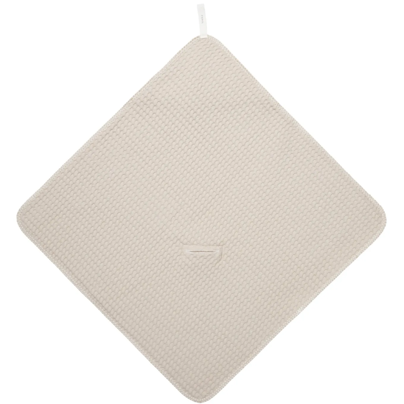 Omslagdoek Wafel/Teddy Oslo Sand