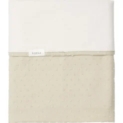 Wiegdeken Cotton Fleece Napa Sage
