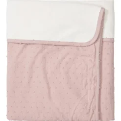 Wiegdeken Cotton Fleece Napa Mauve