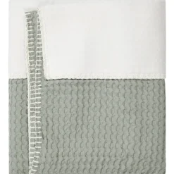 Wiegdeken Cotton Fleece Wafel Amsterdam Shadow Green