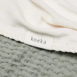 Wiegdeken Cotton Fleece Wafel Amsterdam Shadow Green