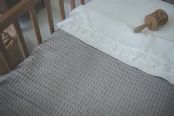 Wiegdeken Cotton Fleece Wafel Amsterdam Clay