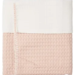 Wiegdeken Cotton Fleece Wafel Amsterdam Rosa Salt