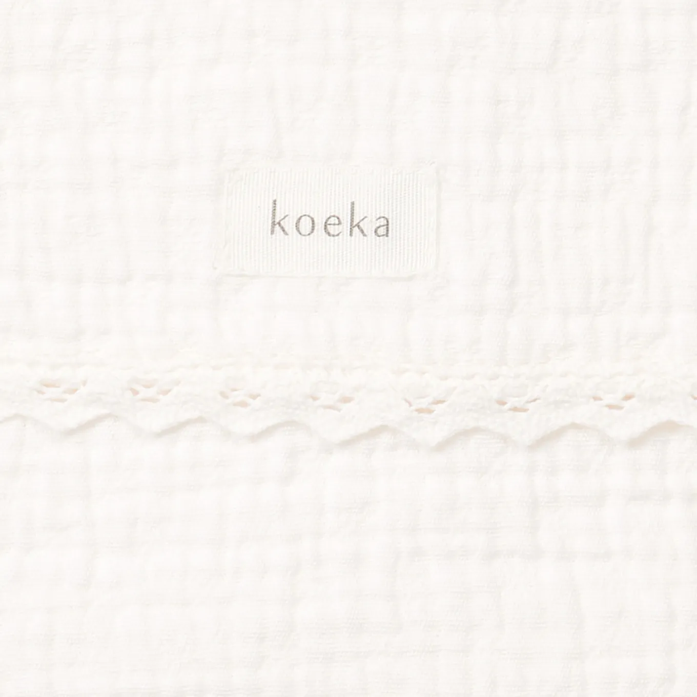 Wiegdeken Lace Elba Milky