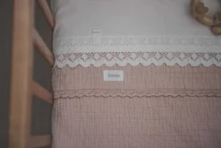 Wiegdeken Lace Elba Rosa Salt