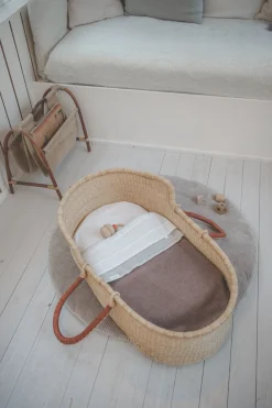 Wiegdeken Reversible Denver Soft Wood/Soft Grey