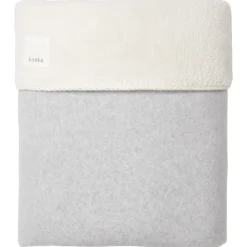 Wiegdeken Teddy Denver Soft Grey