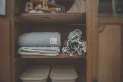 Wiegdeken Teddy Denver Soft Grey