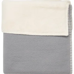 Wiegdeken Teddy Riga Steel Grey
