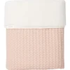 Wiegdeken Wafel/Teddy Oslo Rosa Salt/Pebble